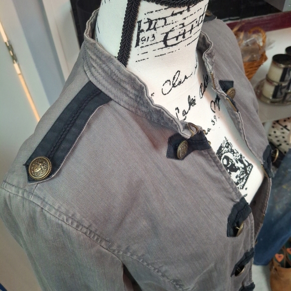 Juicy Couture military style jacket Size Med - Picture 5 of 9